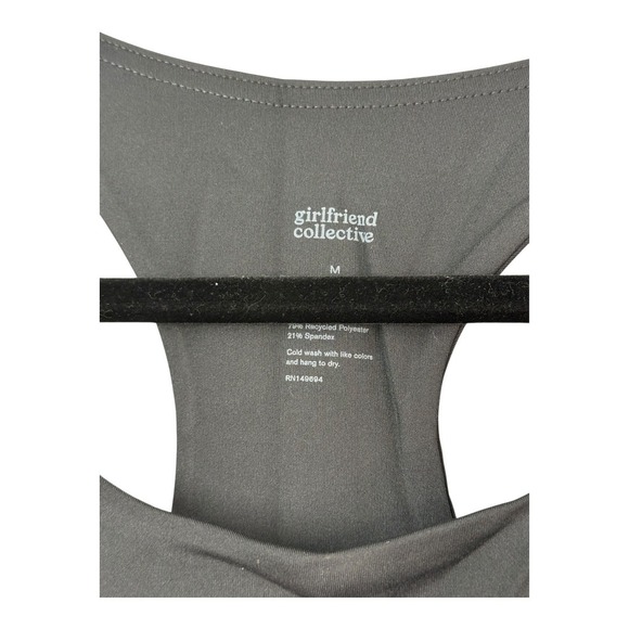 Girlfriend Collective Paloma Racerback‎ Sports Bra Black Medium NWT - Picture 6 of 8